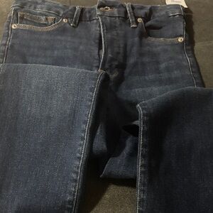 Good American Dark Blue Straight Jeans